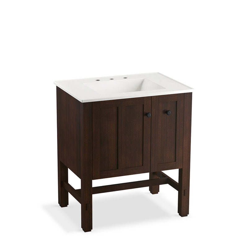 Tresham® 30" Single Bathroom Vanity Base Only, Woodland