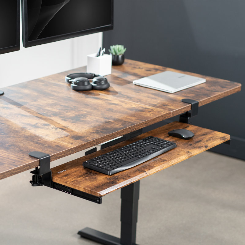 Très long clavier et souris VIVO, Brun rétro