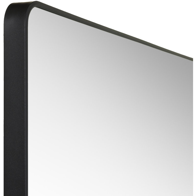 Destefano Essence Full Length Mirror, Black, 32" x 32"