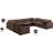 Itala Velvet U-Shaped Sectional Reversible-94482605
