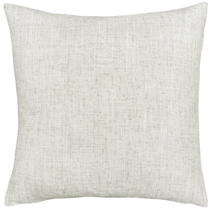Rela Abstract Cream Square Throw Cushion