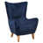 Navy Polyester Blend