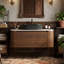 Meuble-lavabo mural simple 36 po avec plateau en marbre 36 po-1733350403