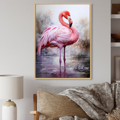 Hummna " Animal Coral Flamingo Delicate II "