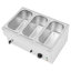 Chauffe-plat électrique avec 3 casseroles