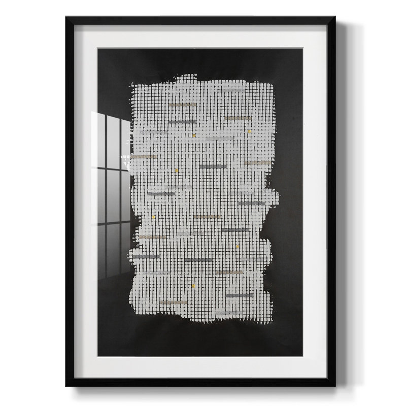 Bits et octets I - Impression encadrée, H 28,5 po x l 20,5 po, Noir