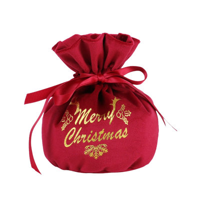 Christmas Velvet Bag Bundle Pocket Christmas Candy Box,Christmas Cloth Bag