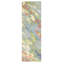 Reflections Abstract Handmade Tufted Green/Blue/Red Area Rug-30609240