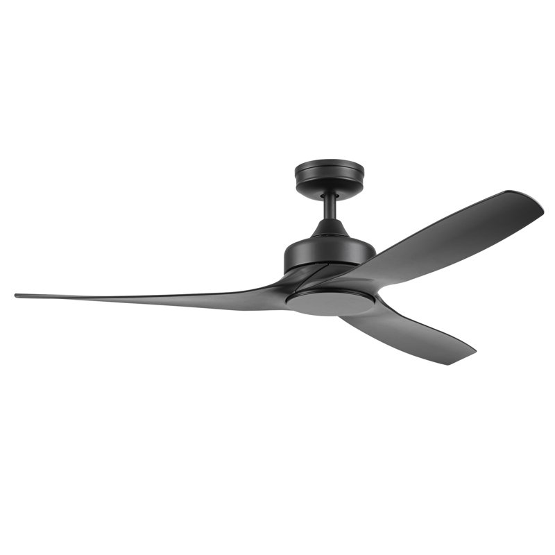 Lynton 52" Outdoor Three Blade Ceiling Fan, Remote Control