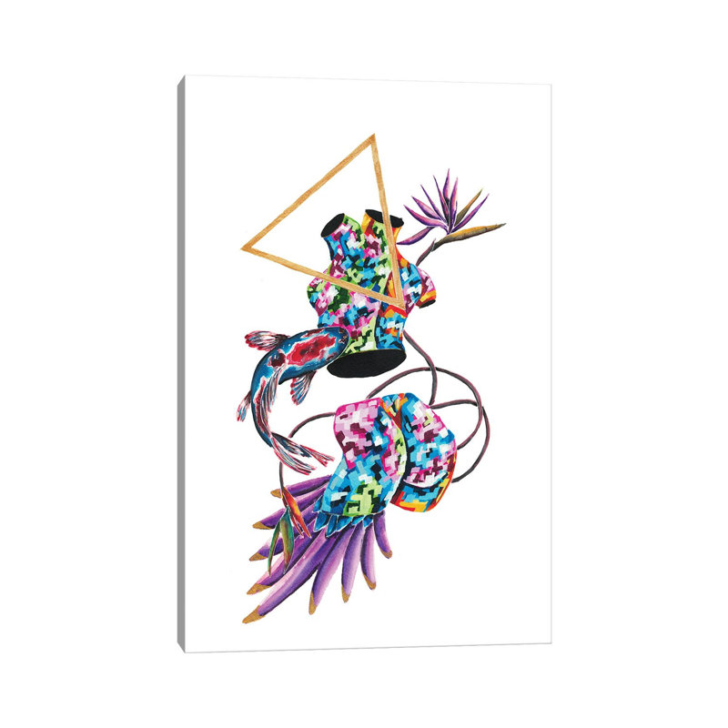 Treacherous Sensation II by Bobbziee - No Frame Gallery-Wrapped Canvas Giclée on Canvas, 30.48cm H x 20.32cm W