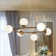6-Light Dimmable Integrated LED Pendant