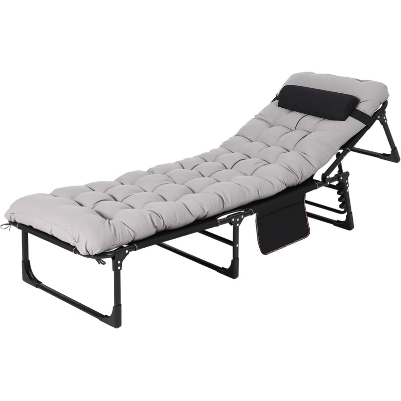 Camping Cot with Comfortable Mattress for Adults, Extra Wide Cots for Sleeping, Folding Cot Camping Bed Max Load 400LBS for Travel Tent Day Bed Outdoor Home Guest Office Nap