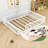 Queen Floor Bed With Safety Guardrails-2120676065
