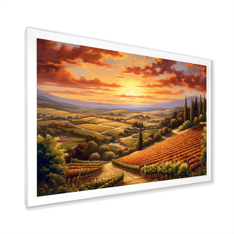 «Forest Getaway» sur toile, H 16 po x l 32 po x P 1 po, Cadre simple blanc