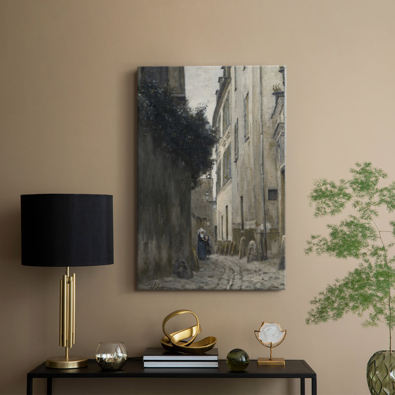 Paysage rétro L XXVII - galerie Cavas, H 12 po x l 8 po
