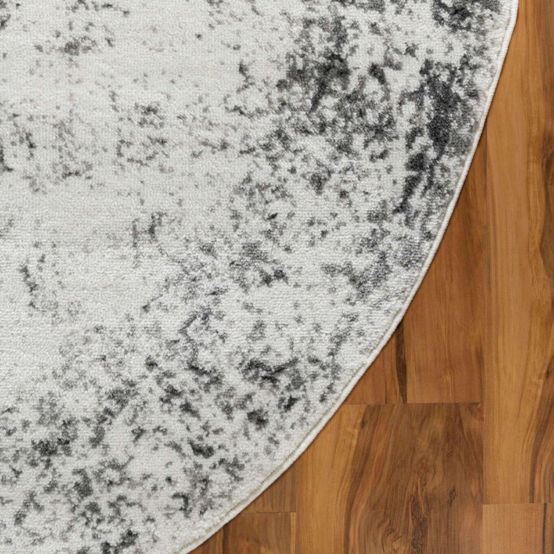 Pokorny Ikat Indoor Rug, Oval 8' x 10'