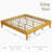 Multi-sized Wooden Platform Bed Frame with Sturdy Slat Support-1063669418-1063669415