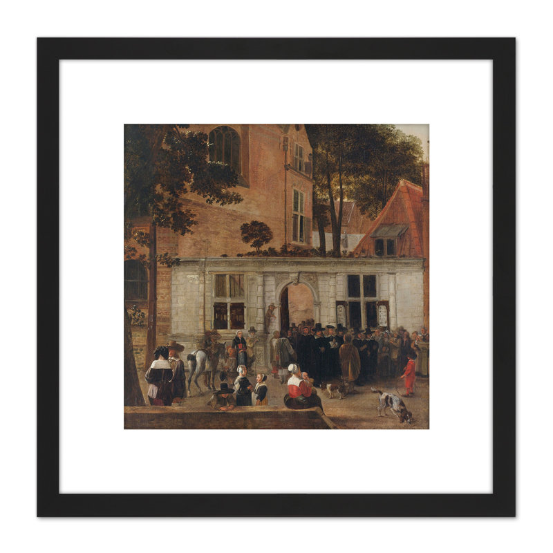 Van Der Burch Conferring Degree University Of Leiden - Single Picture Frame Painting