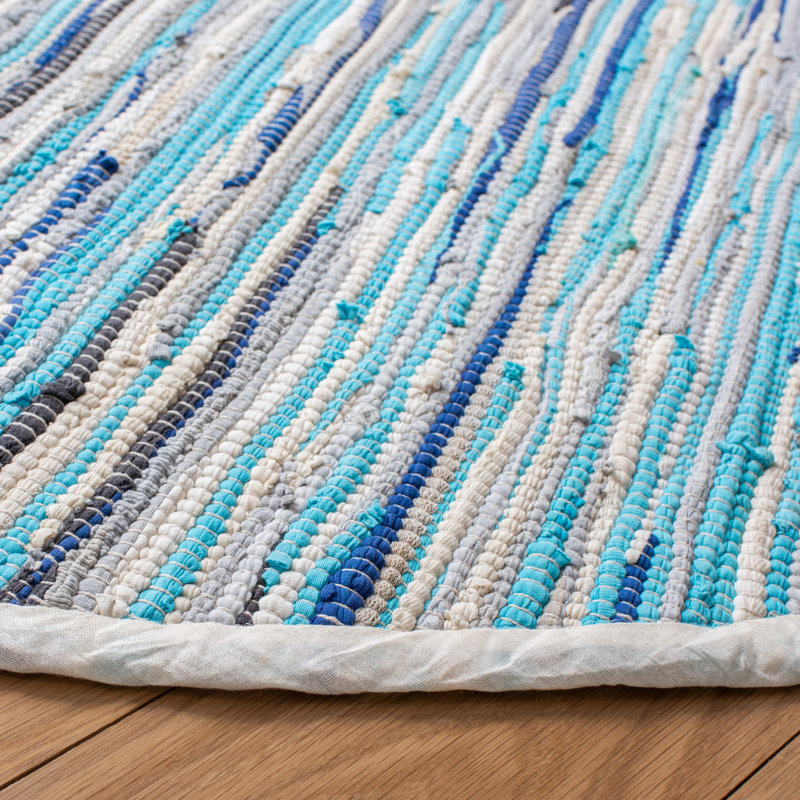 Tapis en coton tissé à la main Marisela, Rectangle 8 pi x 10 pi