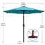 Parasol de marché éclairé Caerphilly-264100109-157318111