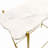 Beacon 35'' Marble Top Console Table
