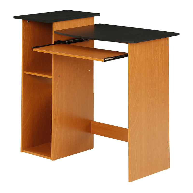 Royce Computer Desk, Cherry/Black
