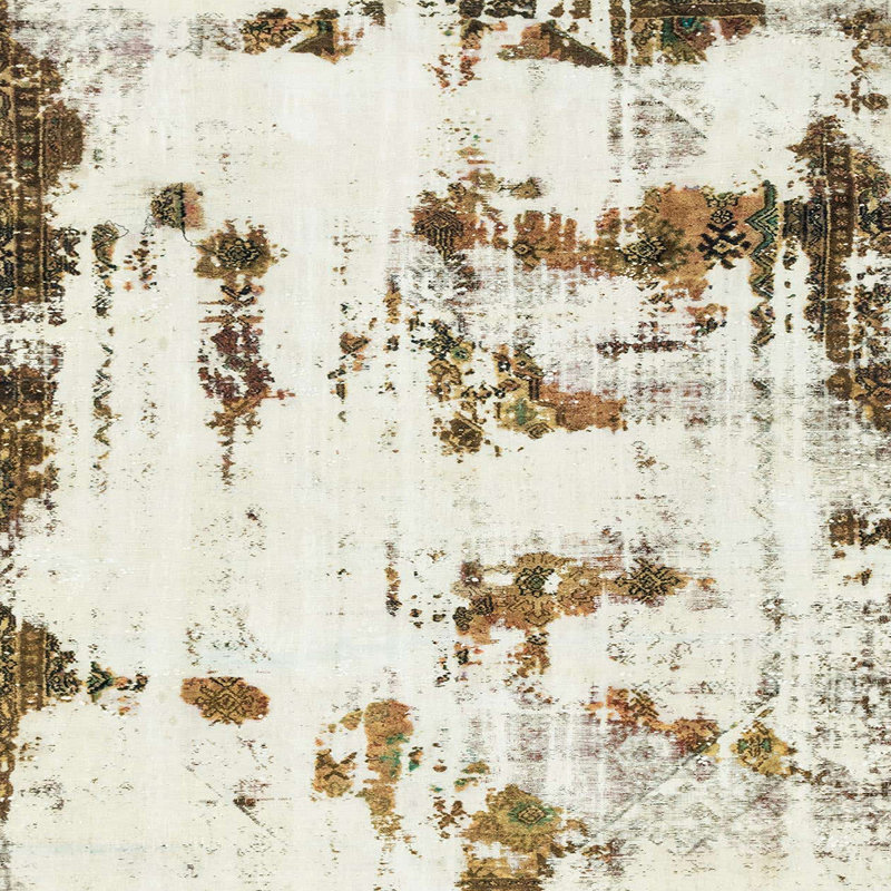 Abstract Indoor Rug, Square 5'
