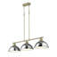 Luminaire suspendu linéaire 3 lumières Laramy-107150102-107150120