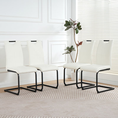 Ensemble de 4 chaises de salle à manger modernes et ergonomiques, confortables et élégantes pour toute salle à manger
