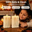 Flameless Candle with Acrylonitrile Butadiene Styrene Holder