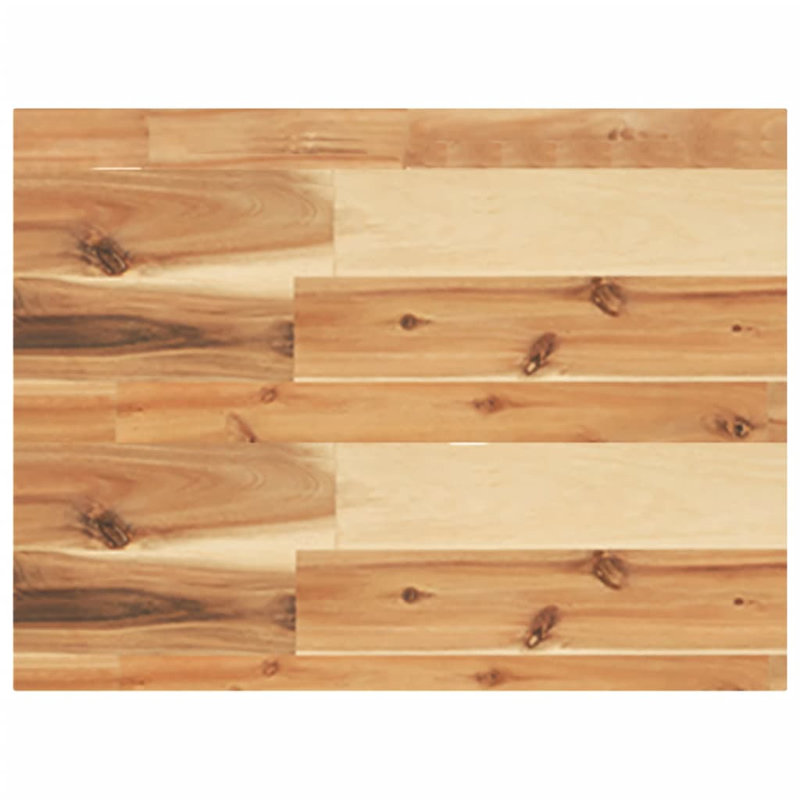 Alderic Solid Wood Floating Shelf, 4cm H x 100cm W x 30cm, Dark Brown