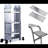 16 - Step Aluminum Lightweight Folding Multi-Position Ladder