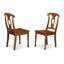 Ensemble de 5 pièces pour 5 pièces comprenant une table de salle à manger carrée avec rallonge papillon et 4 chaises de salle à manger, 54 po x 54 po, brun selle-968672654-1017941355