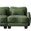 Canapé en L chenille avec 1 repose-pieds mobile, canapé modulaire surdimensionné à 4 places avec coussins de taille exquise, facile à assembler-1720406774-1720406770