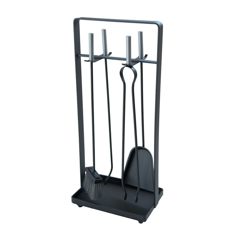 Lucien Iron Fireplace Tool Set