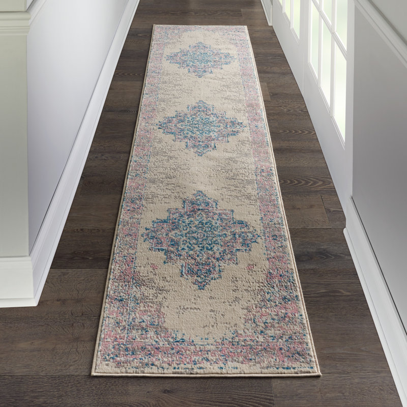 Skender Oriental Indoor Rug, Runner 2'2" x 12'