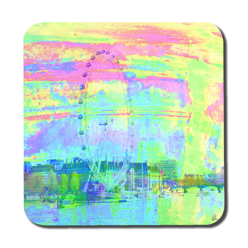 Square 6 Piece Coaster Set
