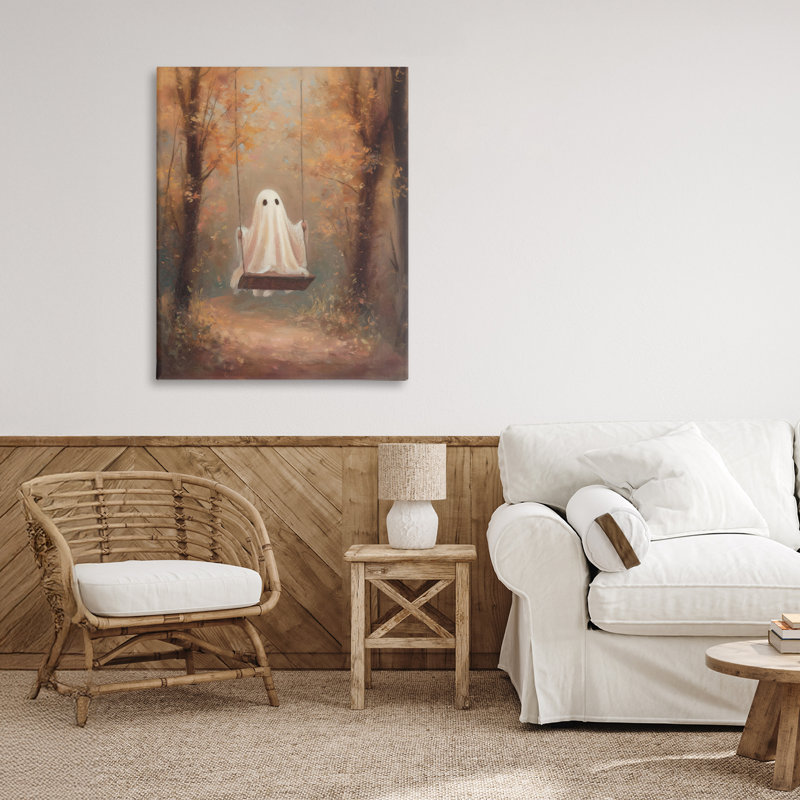 «Eerie Swinging Ghost» par Arlington Prints, H 30 po x l 24 po