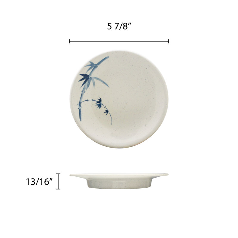 Bamboo Melamine 5.88" Bread and Butter Plate
