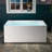 Woodbridge 51-1/8" L X 27-1/2" Stone Resin Luxury Contemporary Solid Surface Freestanding Soaking Bathtub In Matte White, Ergonomic Soaking Tub With Towel Bar And 2 Drain Covers (Matte White & Black)
