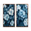 Ensemble de 2 pièces monochromes hydrangées monochromes - art mural floral-1174659934-1174659933