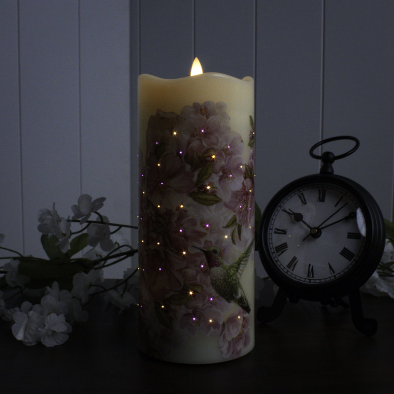 Bougie en fibre optique Hummingbirds