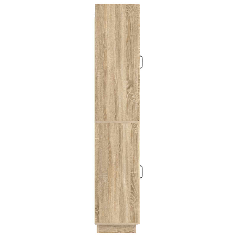 2 -Door 4 Storage Cabinet, Sonoma Oak