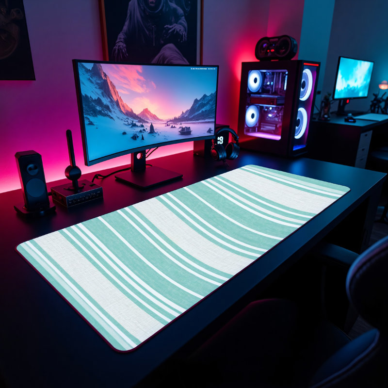 Polyester Desk Pad, 14.4x12.1