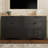 Versatile Wood Grain Sideboard with Adjustable Shelves-102458444