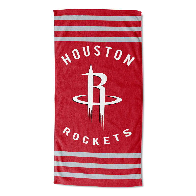 Cotton Blend Lightweight Beach Towel, Houston Rockets