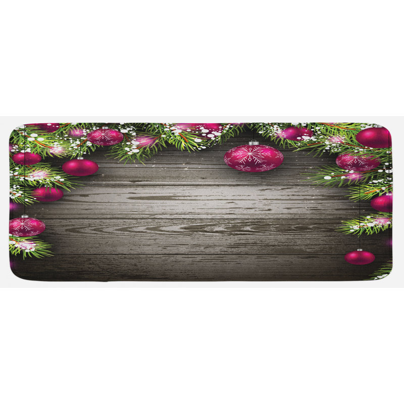 Traditional Polyester Kitchen Mat