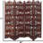 Housel 1'' W x 71.0'' H 4 - Panel Solid Wood Folding Room Divider