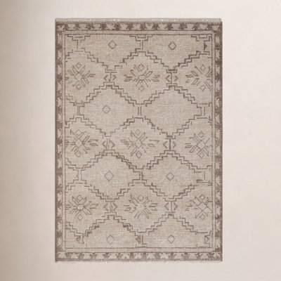 Hand-Knotted Oriental Wool Rug