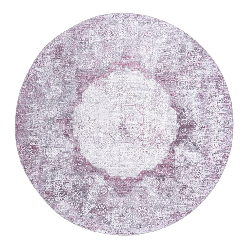 Oriental Indoor Rug, Round 7'10"